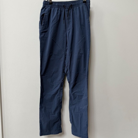 Mountain Hardwear Mens Hiking Pants Blue Stretch Nylon Drawstring Size S Outdoor - Picture 1 of 9